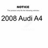 Kugel Rear Wheel Bearing Assembly Pair For 2008 Audi A4 K70-101027